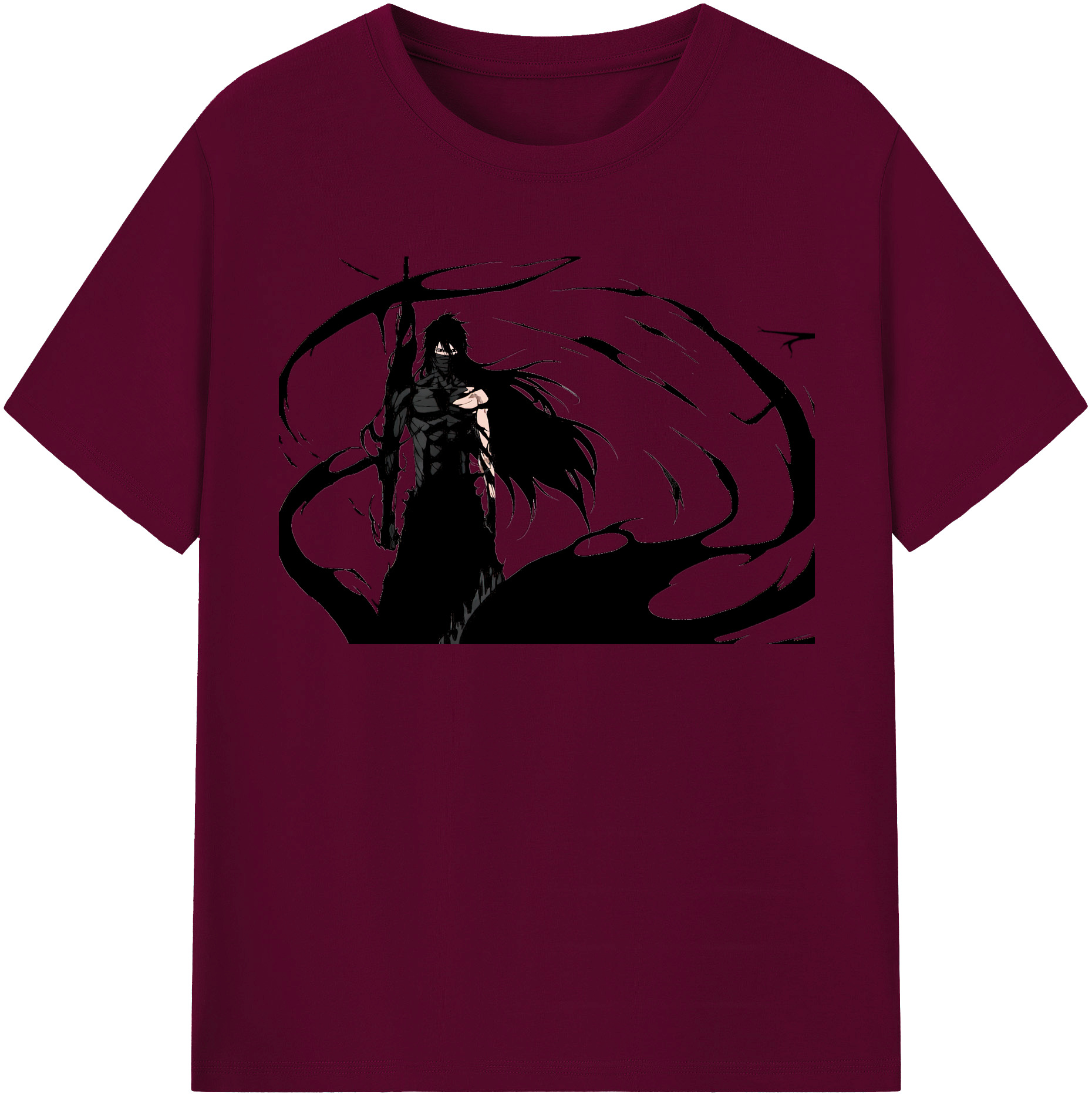 （画像用） ブリーチ 黒崎一護（くろさき いちご）BLEACH Kurosaki Ichigo レディースカジュアルプリントTシャツ（綿100％）